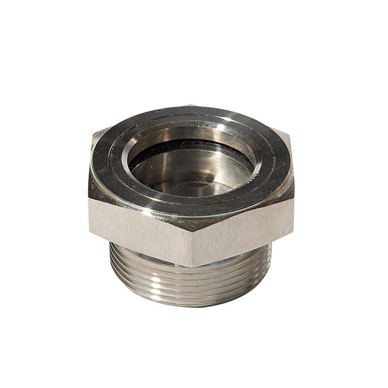 Verre de vue de niveau d'huile en acier inoxydable