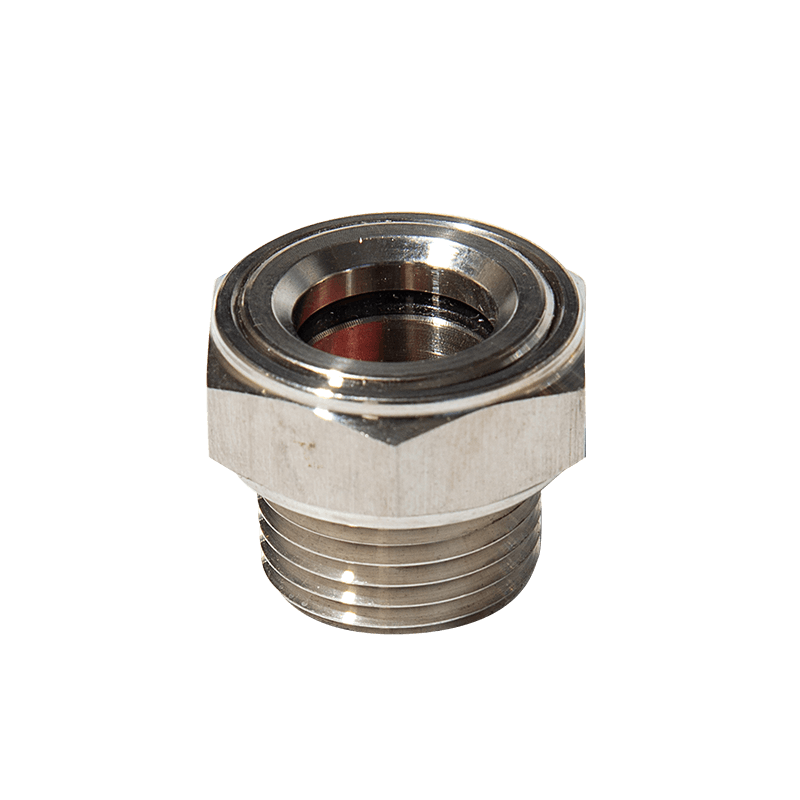 Verre de vue de niveau d'huile en acier inoxydable